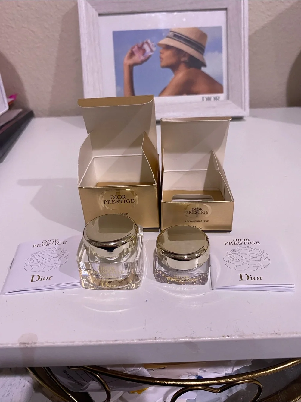 Dior Prestige La Crème & Eye Concentrate Set - Gold
